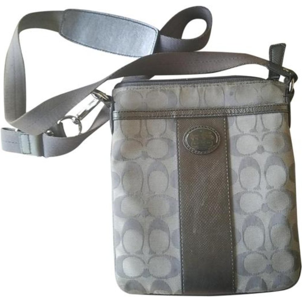 Gray coach crossbody bag